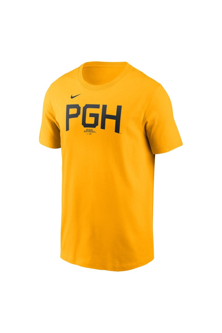 Men's Nike Paul Skenes Gold Pittsburgh Pirates Fuse Name & Number T-Shirt, Alternate, color, Gold