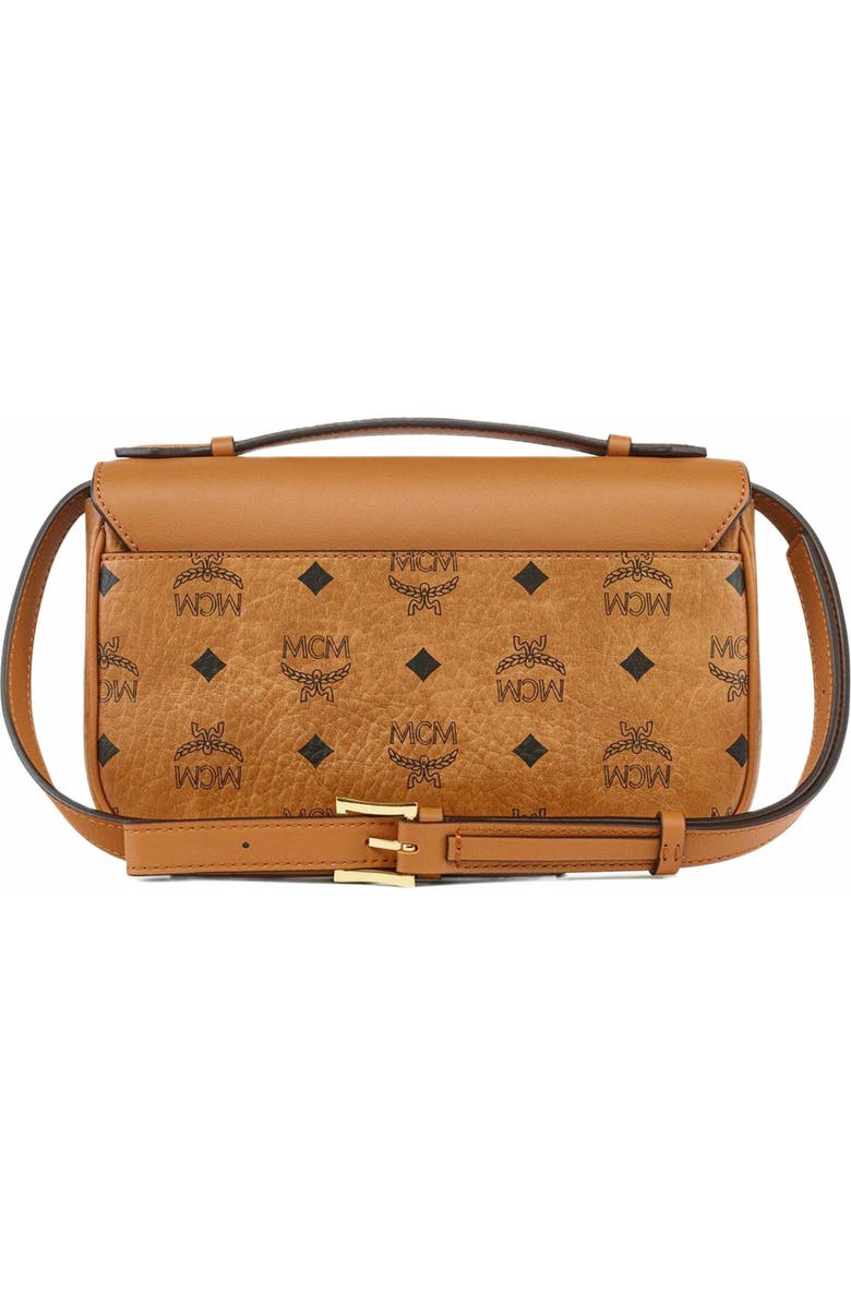 MCM Tracy Crossbody in Visetos, Alternate, color, Cognac