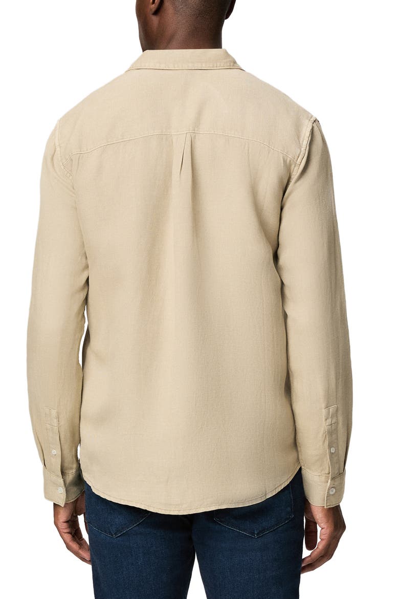 Peters Linen Blend Button-Up Shirt, Alternate, color, LIGHT VULCAN