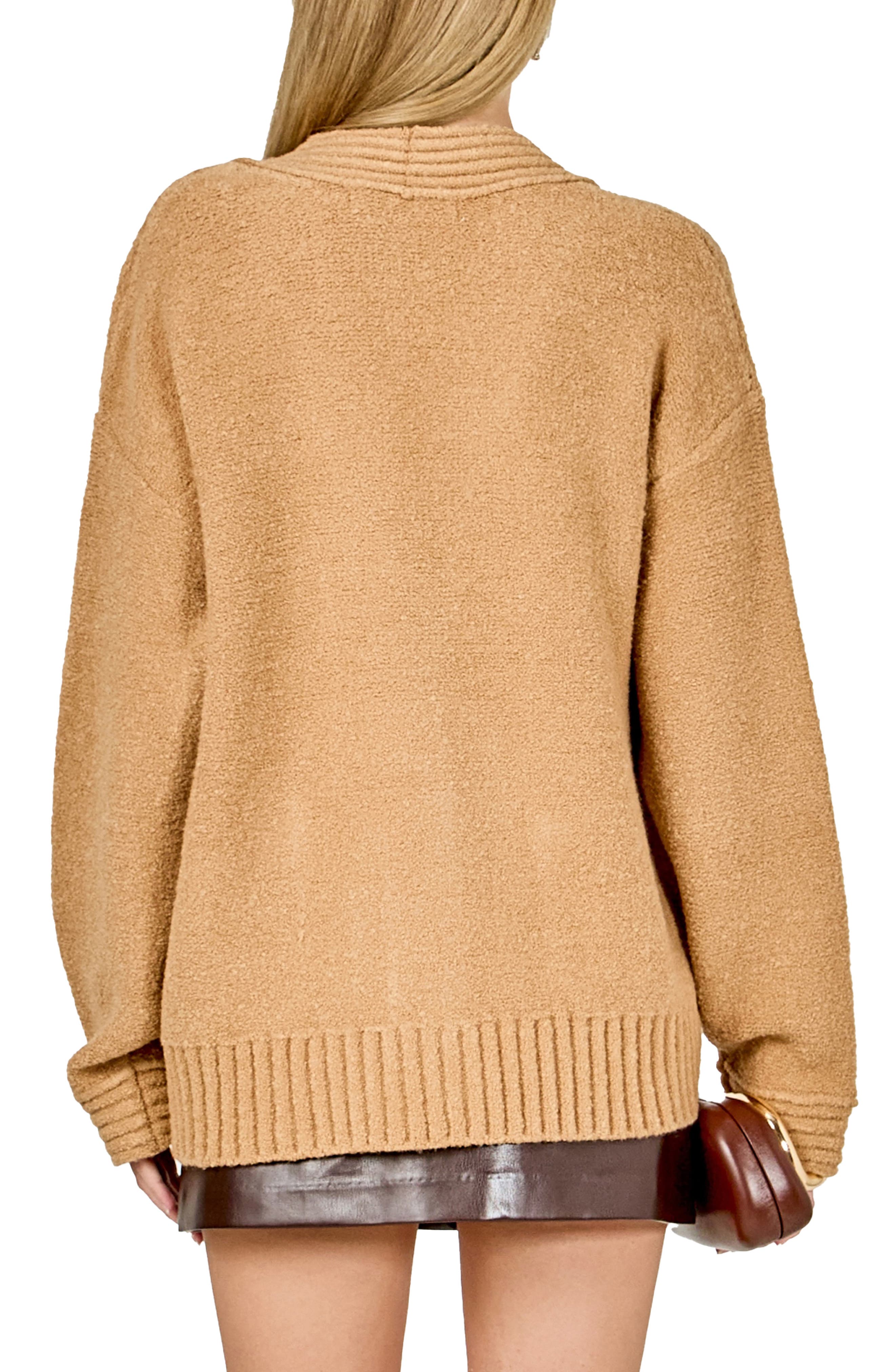 Fuzzy Oversize Cardigan - image 4