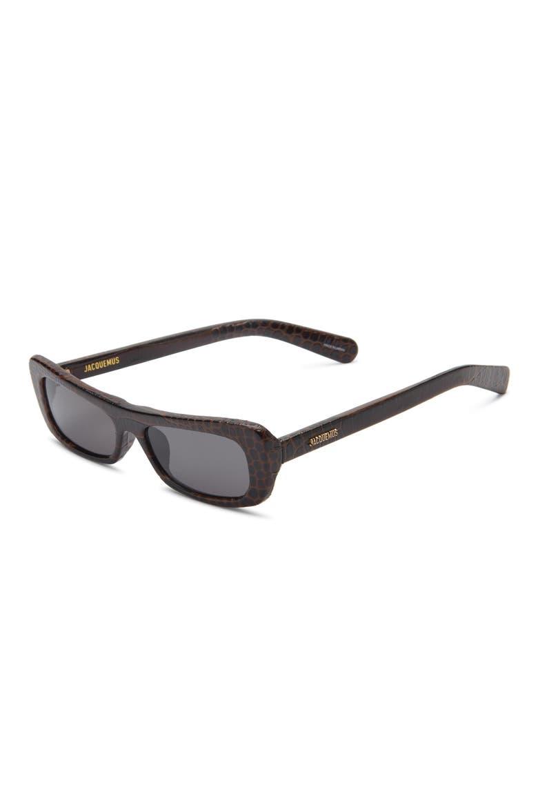 The Capri Cat Eye Sunglasses, Alternate, color, BROWN CROC/GOLD/BROWN