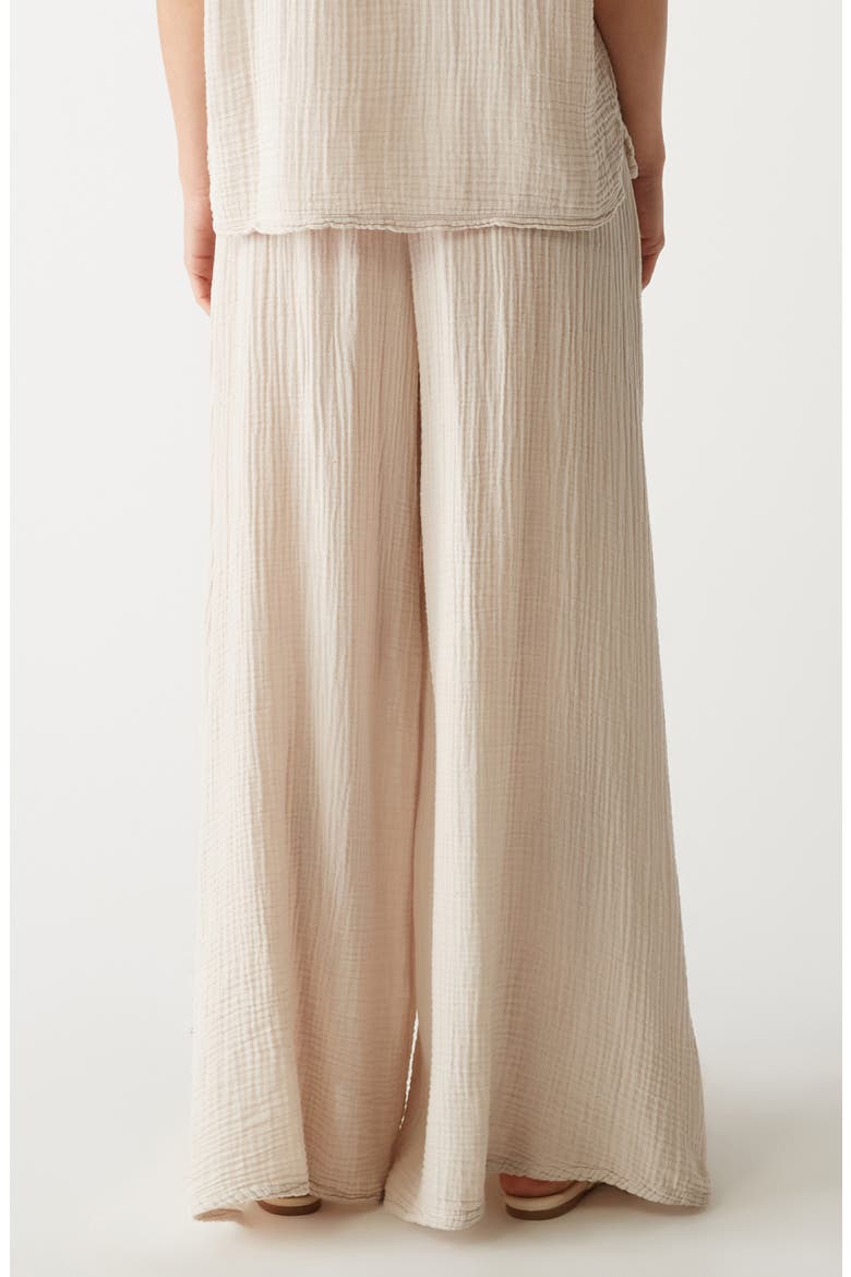 Simba Smocked Waist Wide Leg Pants, Alternate, color, CEMENT