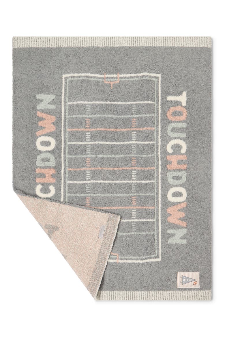Kids' Touchdown Baby Blanket, Alternate, color, MOONBEAM MULTI