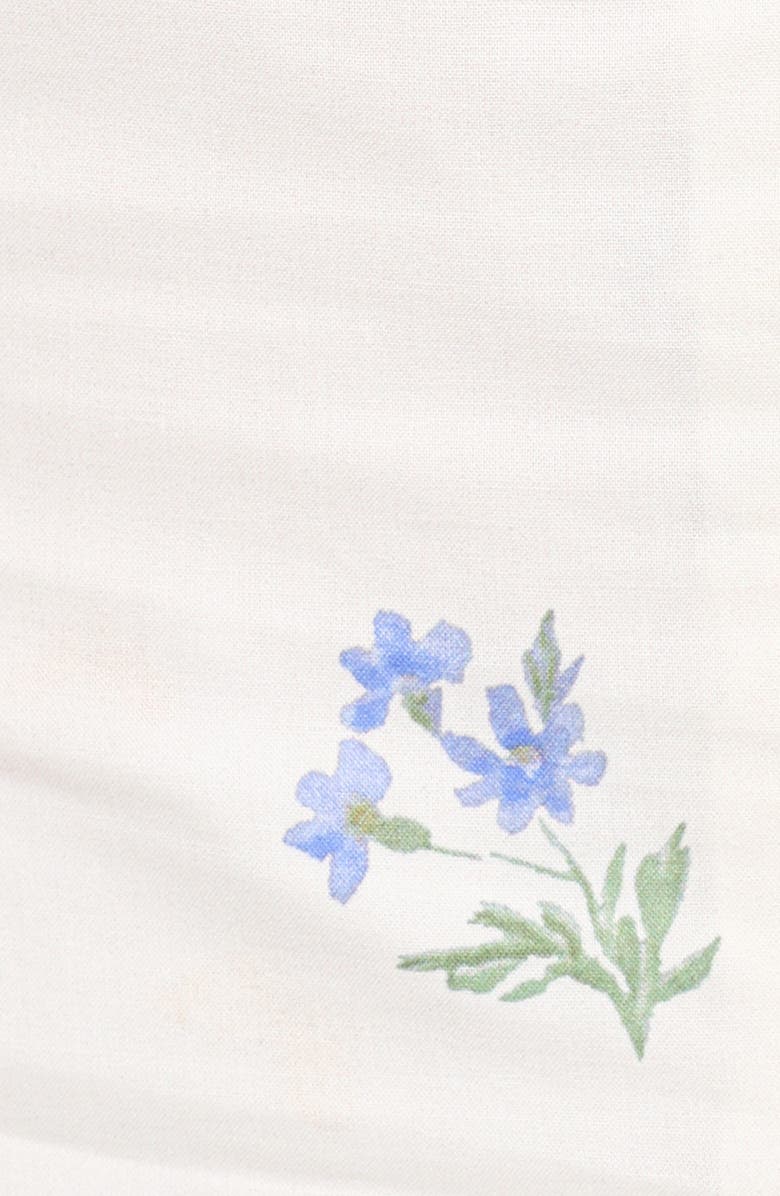 Petal & Pup Ana Floral Embroidered Lace Trim Split Front Top, Alternate, color, 