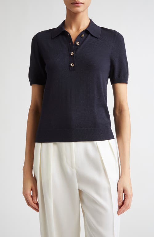Altuzarra Nemo Merino Wool Blend Cardigan In Blue