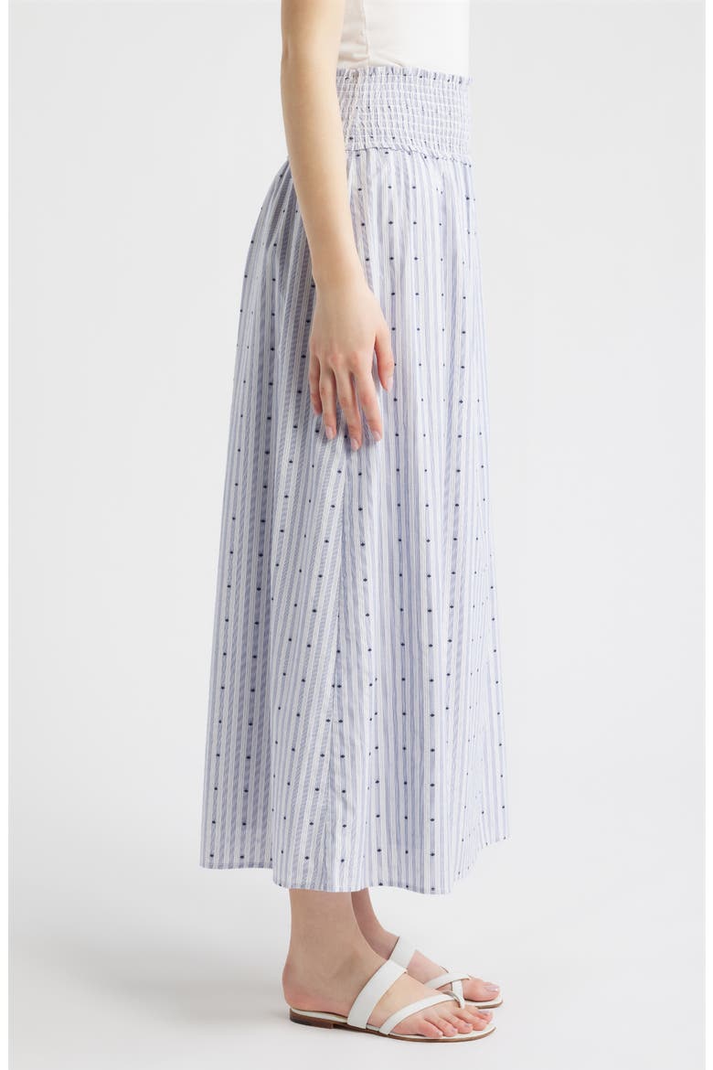The Delphine Nap Maxi Skirt, Alternate, color, NAVY/WHITE
