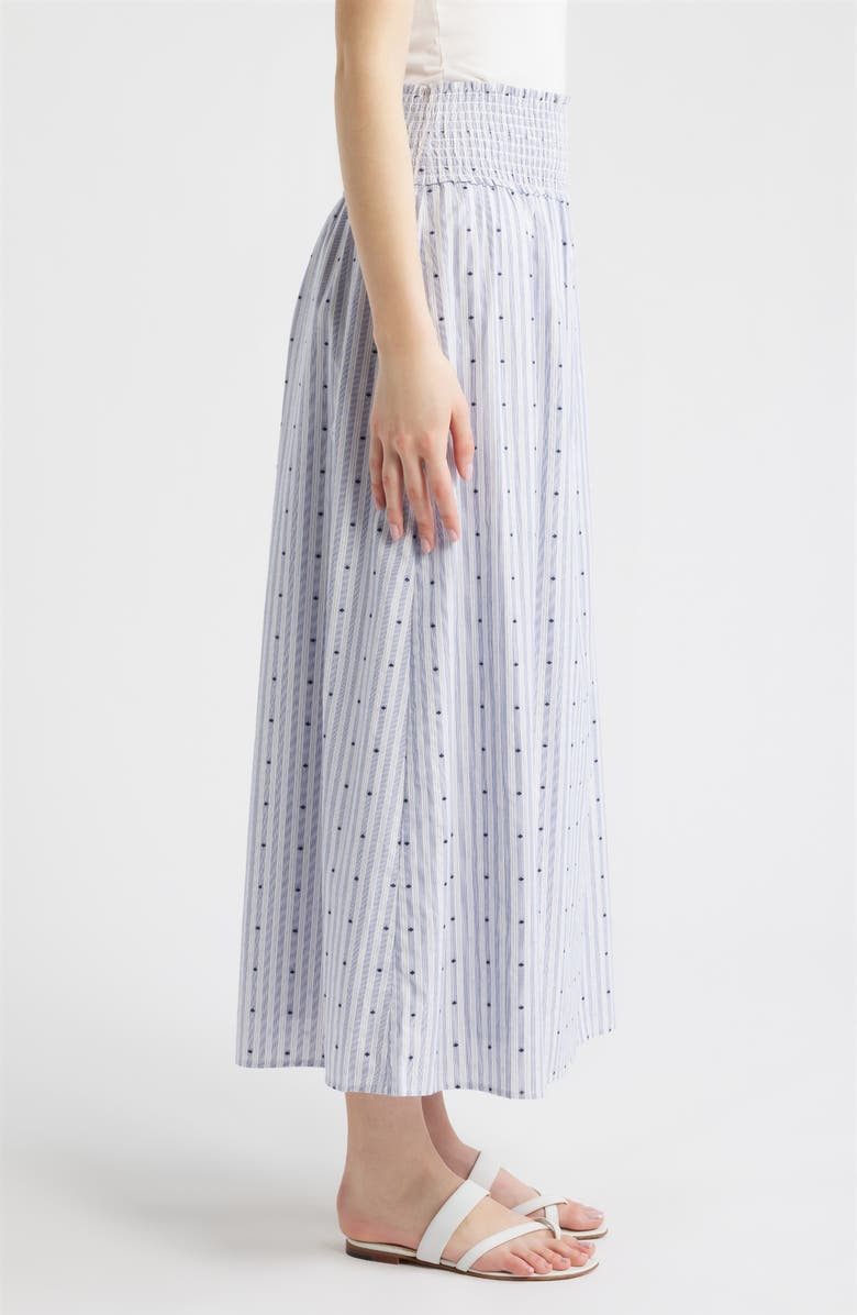 Hill House Home The Delphine Nap Maxi Skirt, Alternate, color, Navy/White