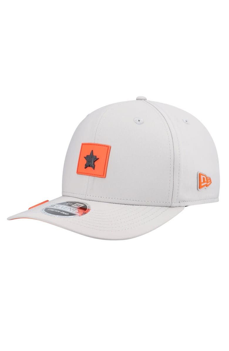 New Era Men's New Era  Gray Houston Astros 2026 Clubhouse 9SEVENTY Adjustable Hat, Main, color, Gray