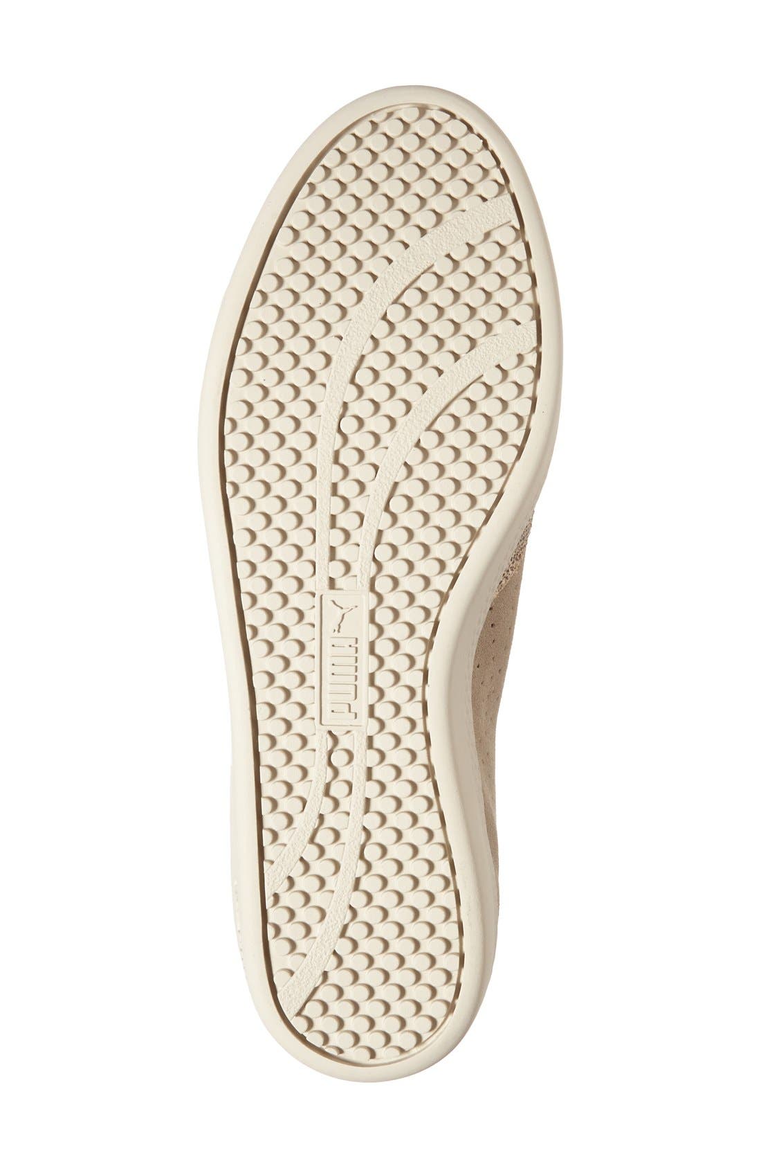 'Match Lo - Basic Sport' Leather Sneaker, Alternate, color, BEIGE