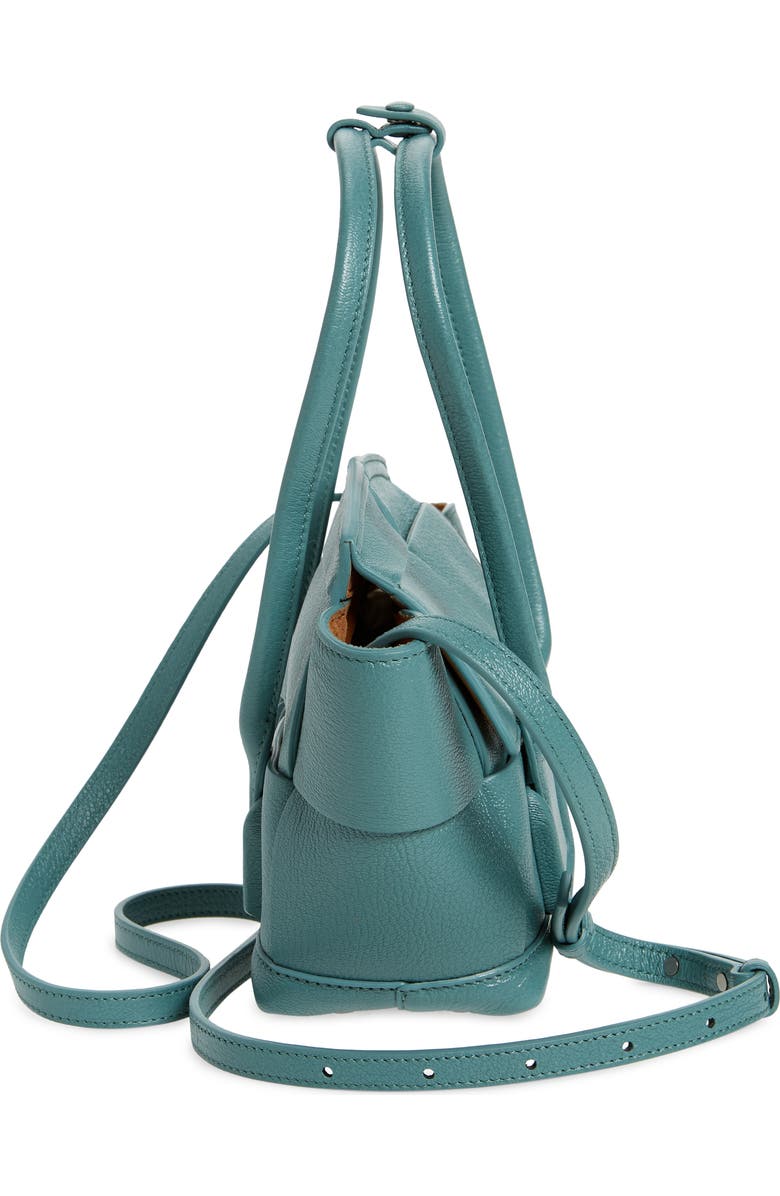 Bottega Veneta Mini Arco Leather Top Handle Bag, Alternate, color,