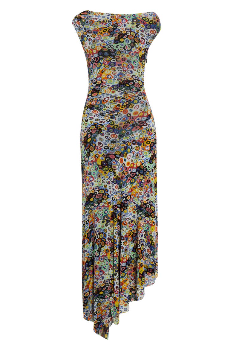 Amaris Print Maxi Dress, Main, color, MILLEFIORI MOSAIC
