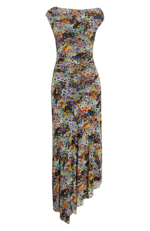 Amaris Print Maxi Dress