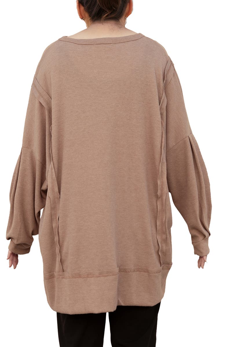 Standards & Practices Full Sleeve Relaxed Top, Alternate, color, Camel