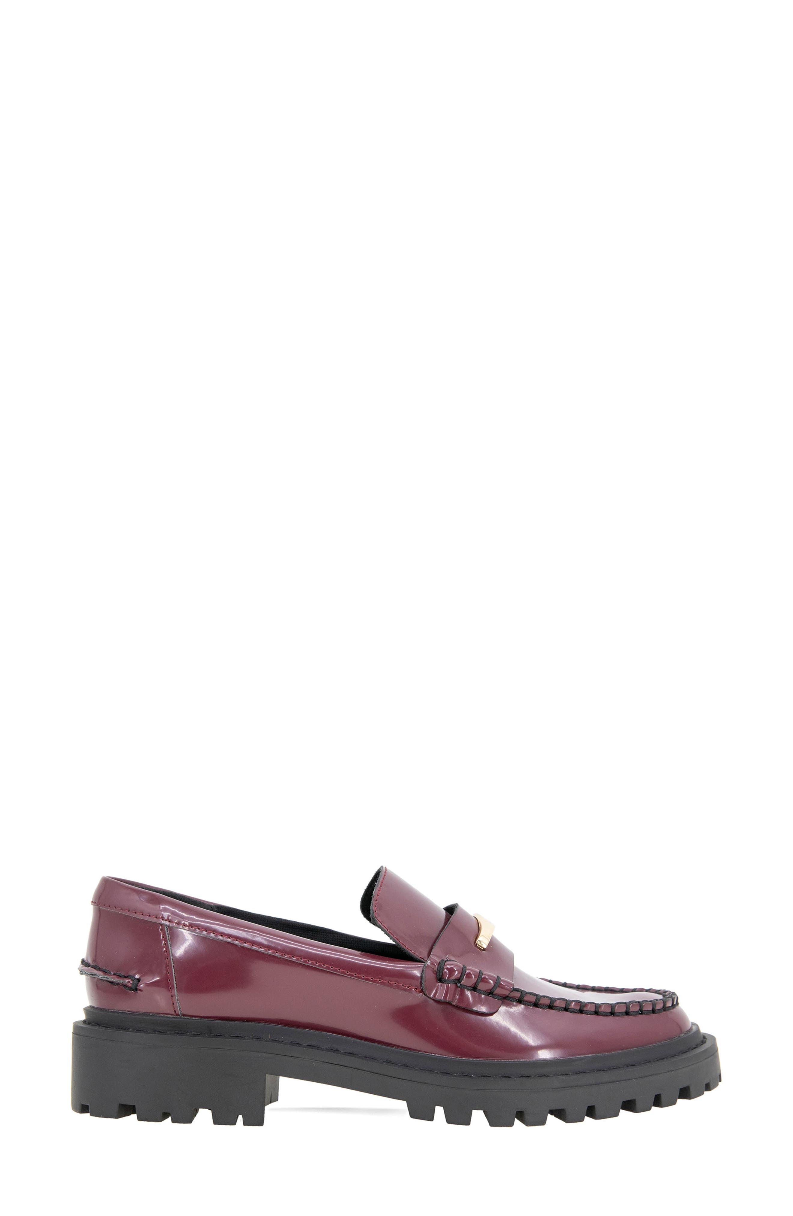 BCBGeneration Laney Lug Loafer, Alternate, color, Dark Cherry