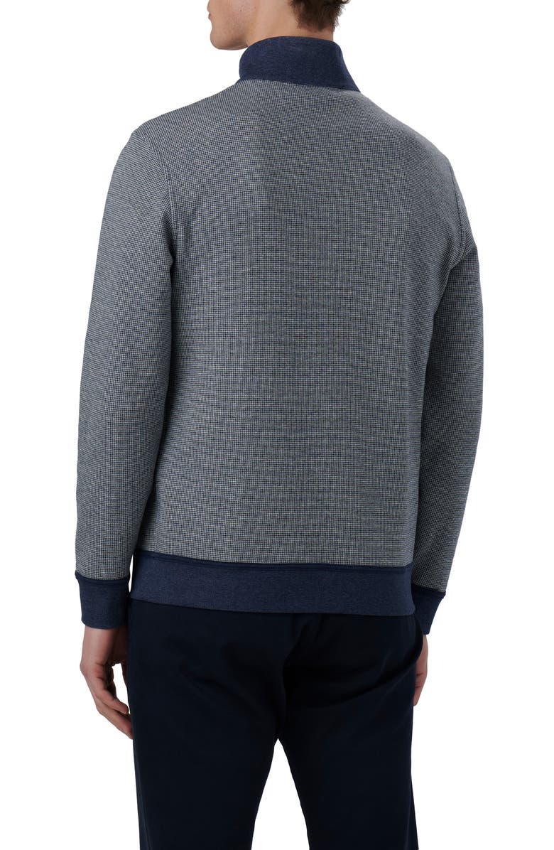 Bugatchi Reversible Knit Jacket, Alternate, color, Navy