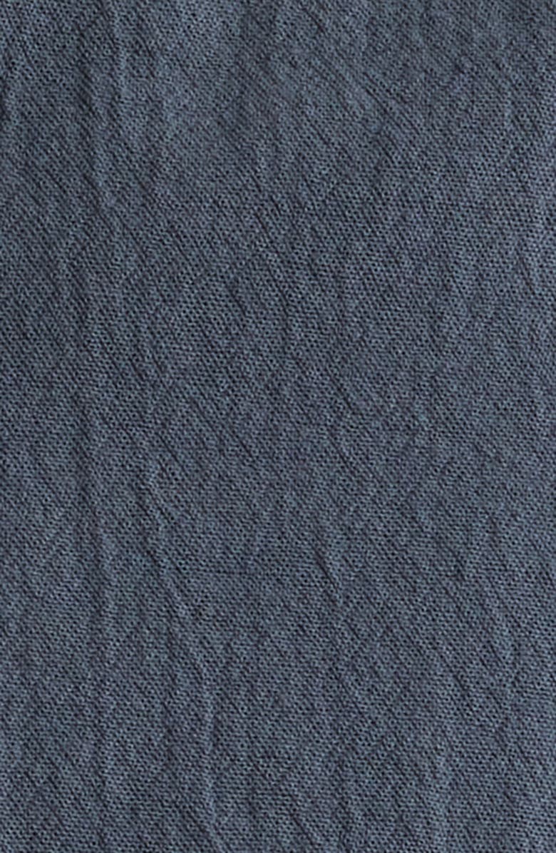 Brooklyn Industries Short Sleeve Cotton Button-Up Shirt, Alternate, color, India Ink