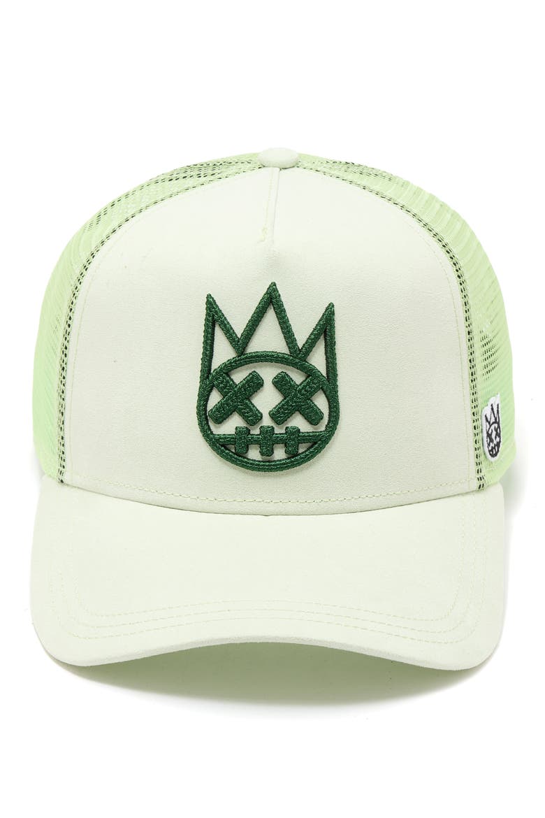 Logo Mesh Back Trucker Hat, Main, color, SEAFOAM