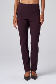 Franne Golde High-Rise Structured Stretch Tapered Pant