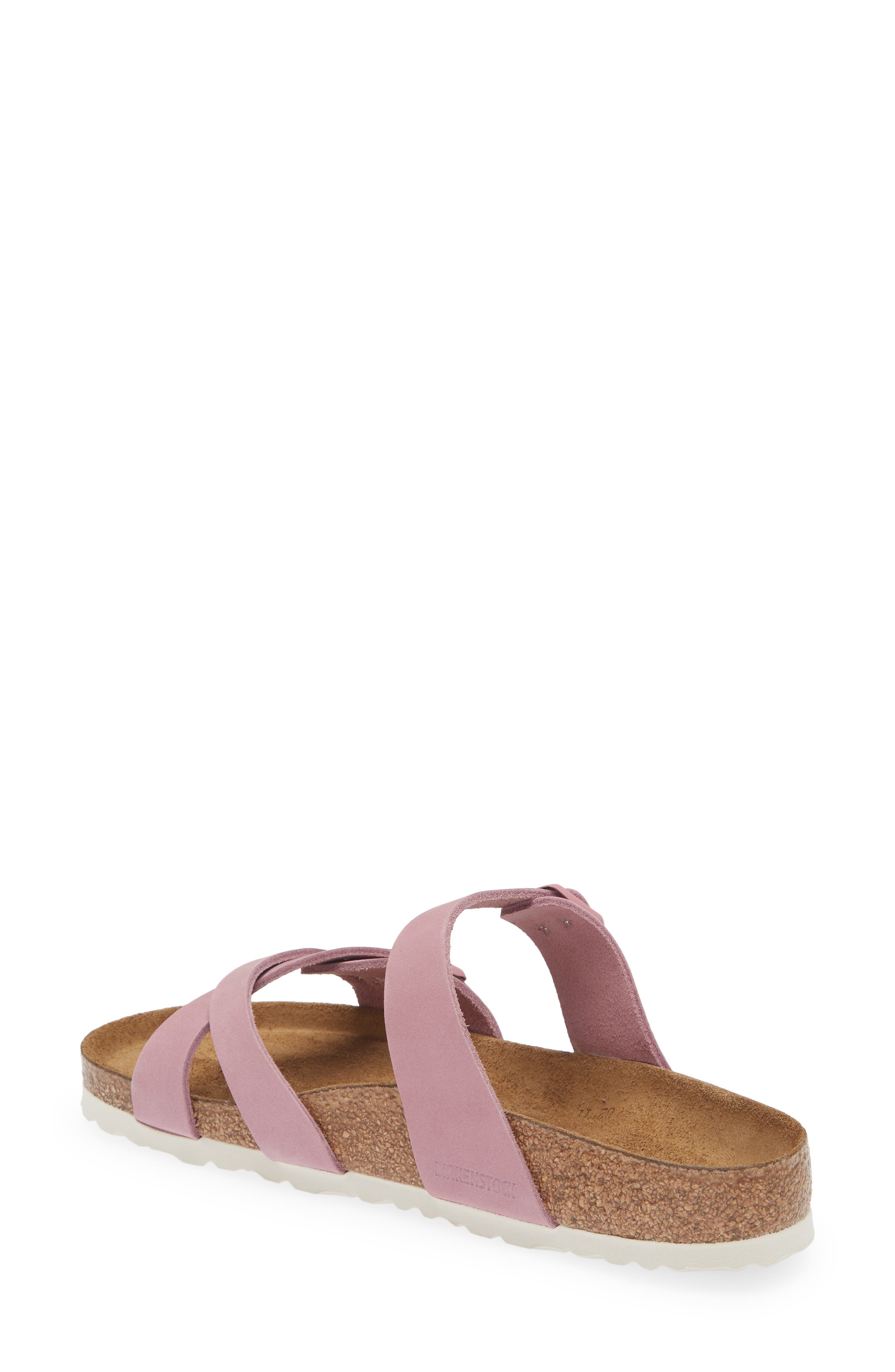 Franca Slide Sandal, Alternate, color, ORCHID NUBUCK