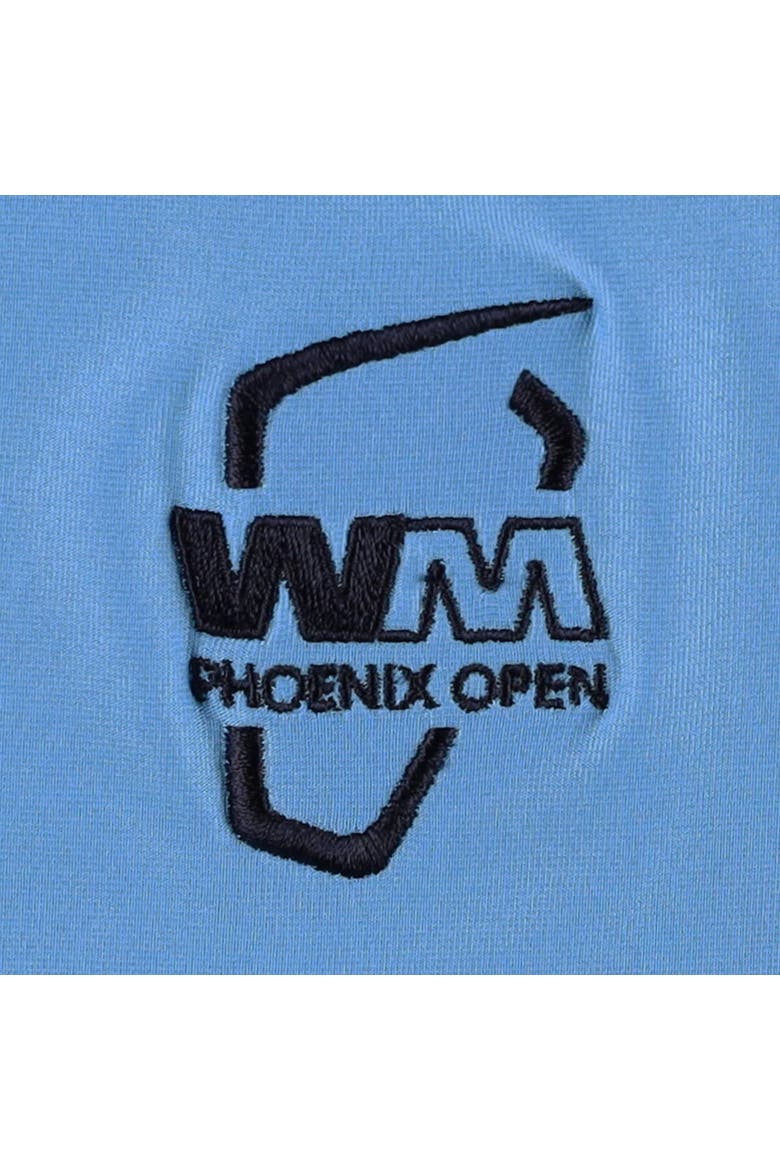 Men's Puma x PTC Blue WM Phoenix Open Jacquard MATTR Polo, Alternate, color, Blue