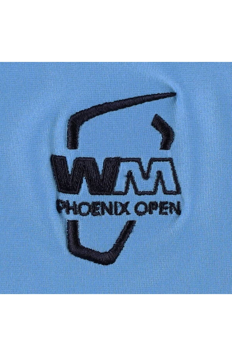 PUMA Men's Puma x PTC Blue WM Phoenix Open Jacquard MATTR Polo, Alternate, color, Blue