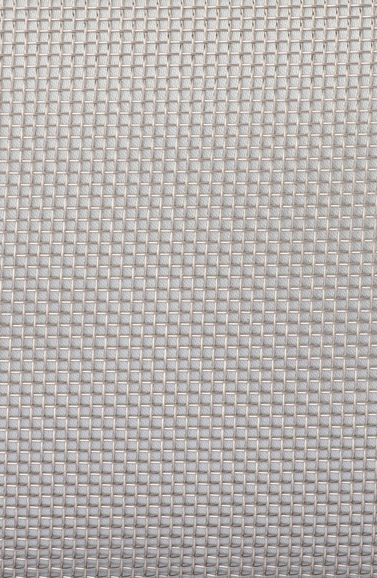 Olga Berg Jen Mesh Frame Clutch, Alternate, color, Silver