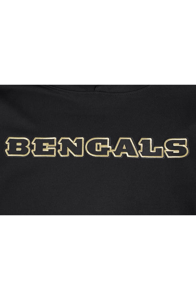 PRO STANDARD Men's Pro Standard Black Cincinnati Bengals Classic Chenille Pullover Hoodie, Alternate, color, Black
