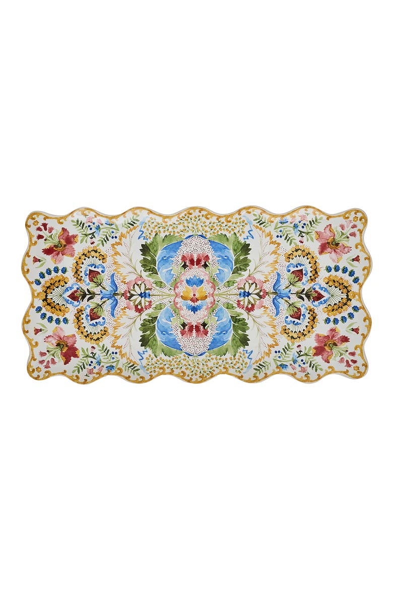 Sofia Rectangular Serving Platter, Main, color, MULTI PINK
