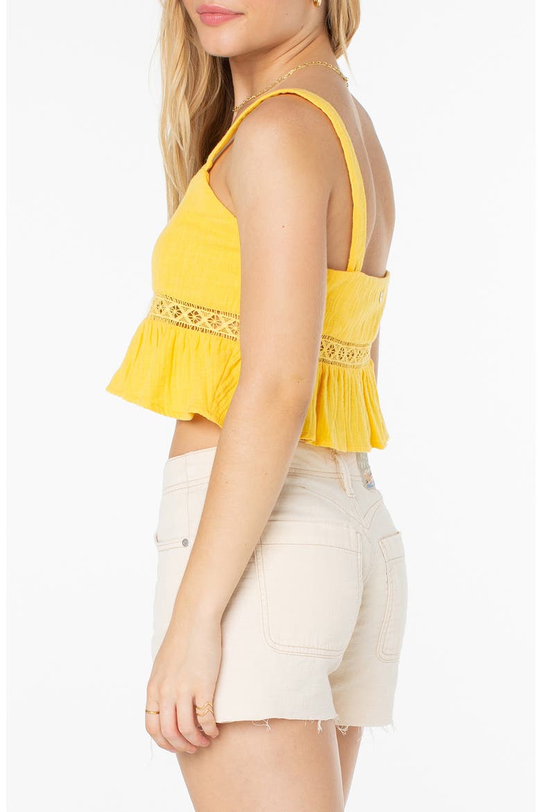 Island Time Cotton Crop Tank, Alternate, color, MIMOSA SOLID