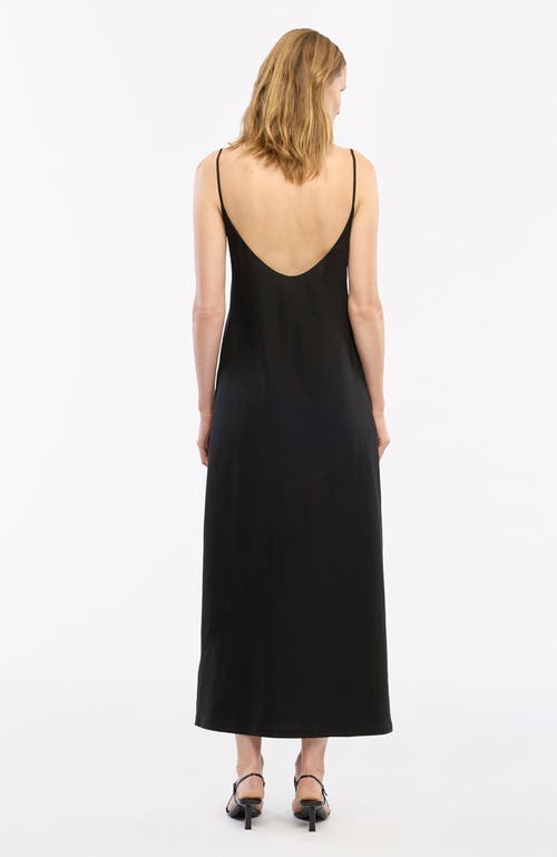 Shop Another Tomorrow Square Neck Slip Dress In Off White