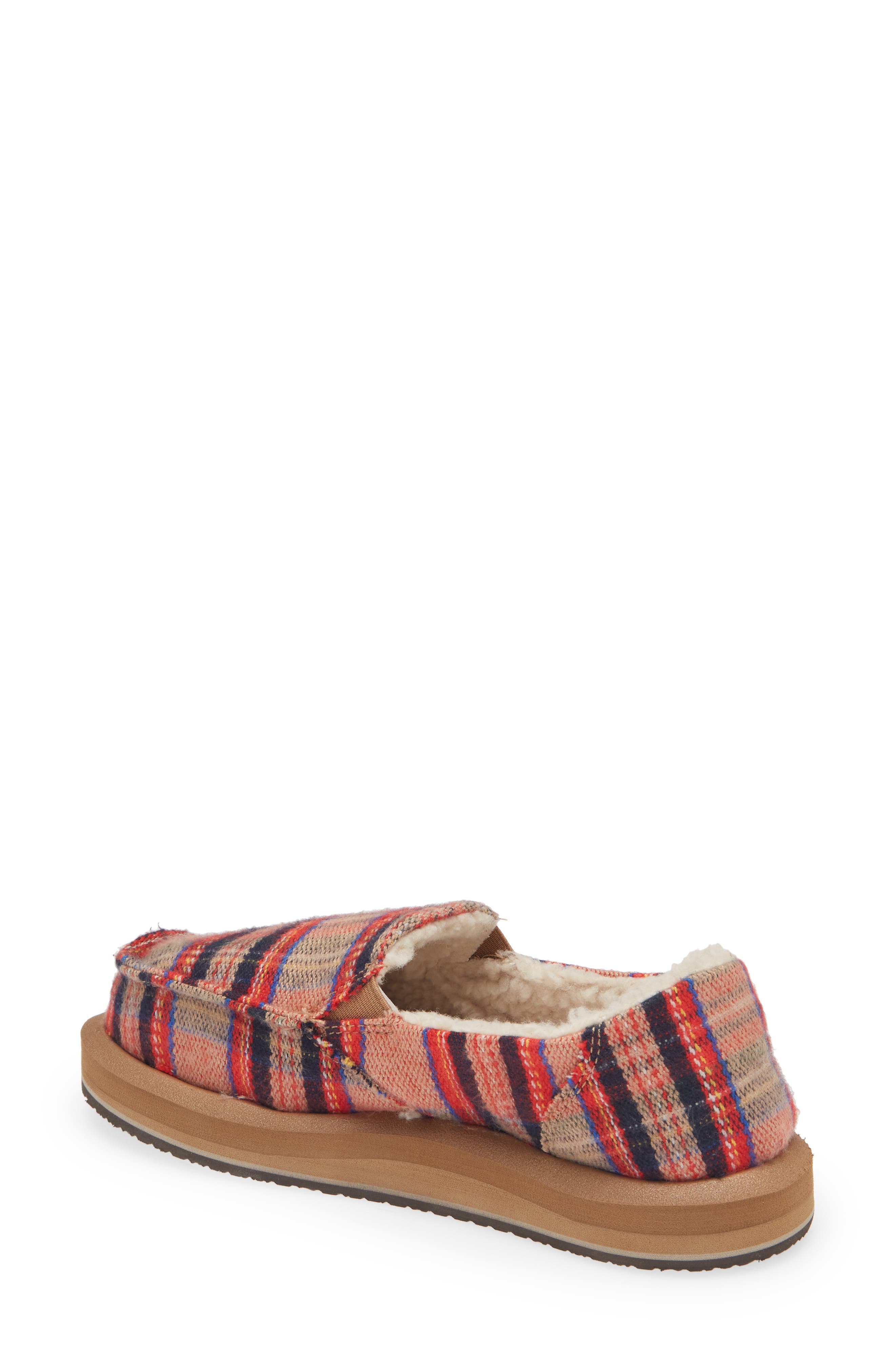 Sanuk Donna ST Plaid Chill Slip-On Sneaker, Alternate, color, 