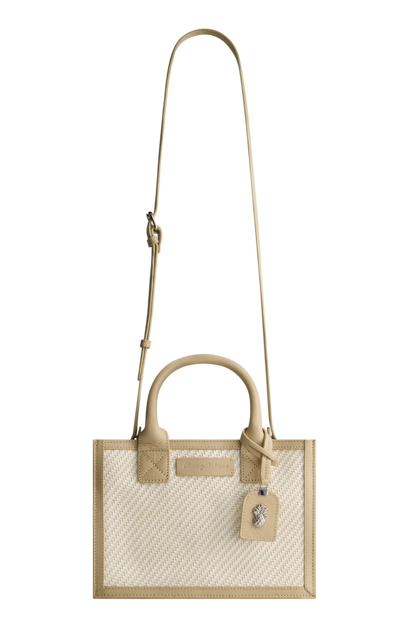 Soft Woven Modern Tote, Main, color, TAN/ WHITE