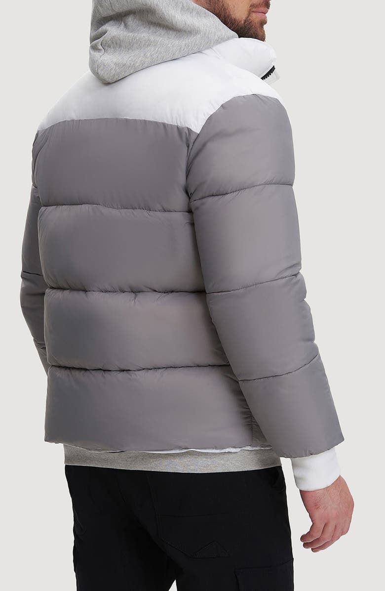 Noize Atlas Hooded Puffer Jacket, Alternate, color, Off White/ Ultimate