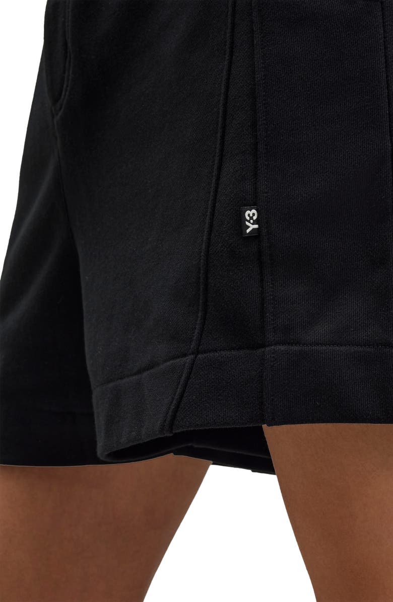 Y-3 French Terry Cutline Shorts, Alternate, color, 