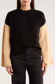 Sanctuary Throw Me On Colorblock Sweater