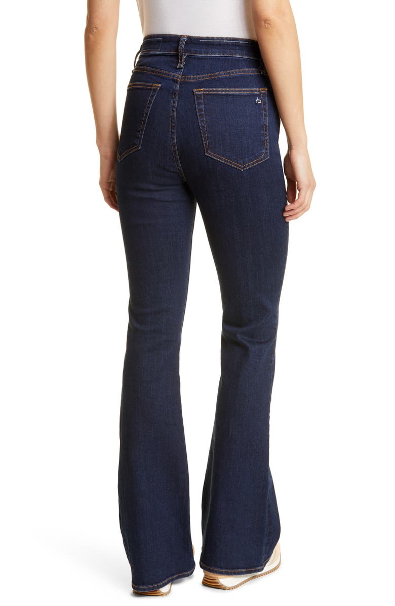 rag & bone Casey High Rise Flare Leg Jeans, Alternate, color, 