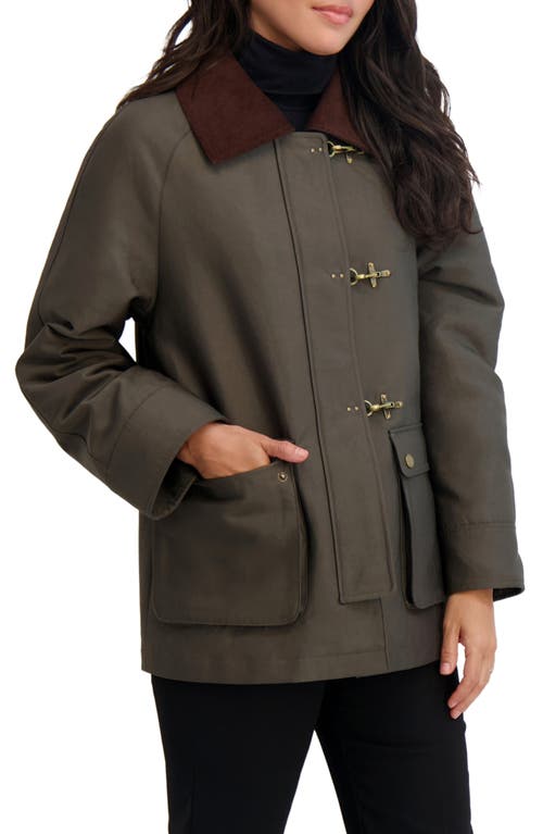 Tahari Taylor Barn Jacket In Green