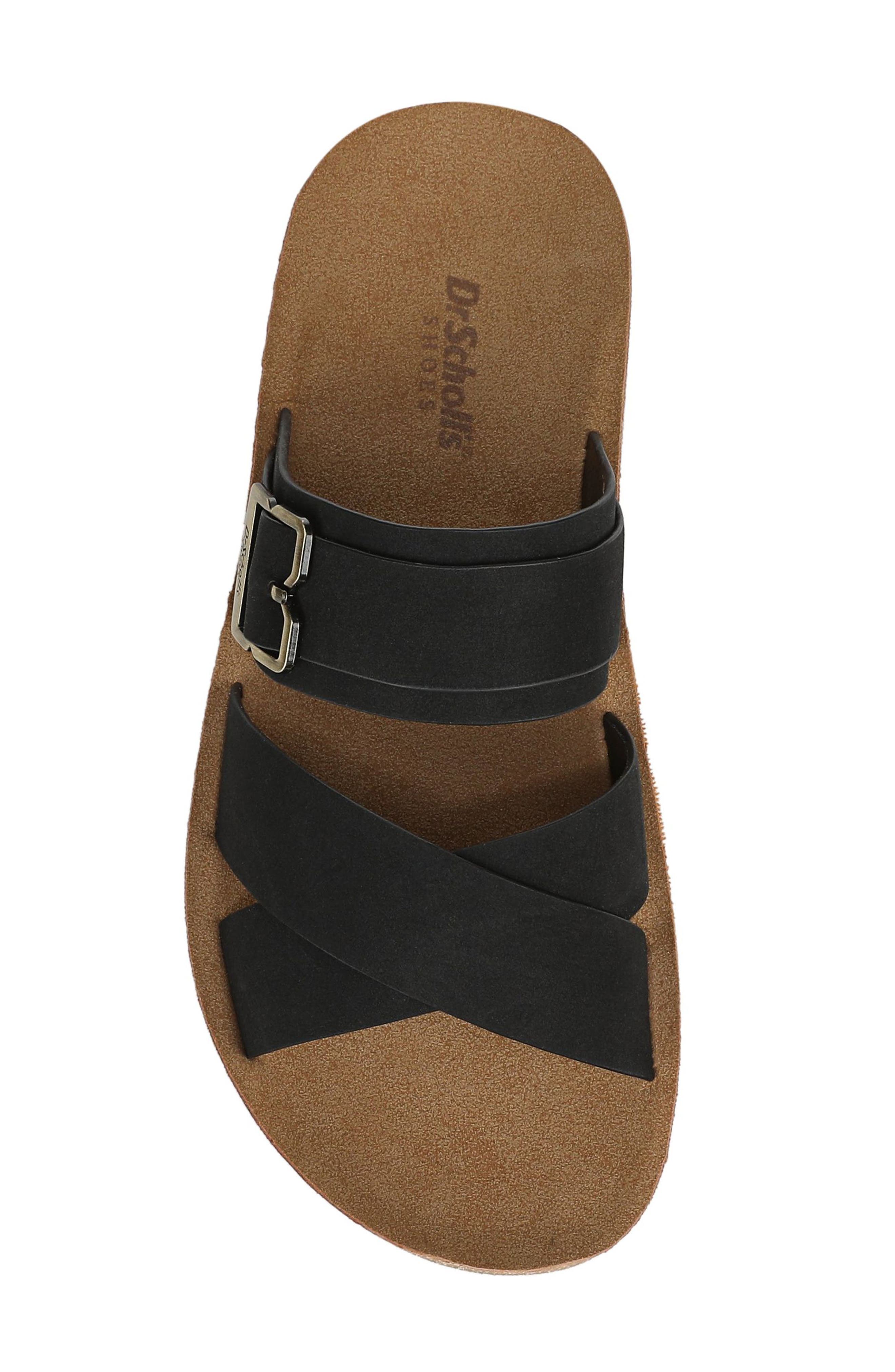 Dr. Scholl's Happy Day Wedge Sandal, Alternate, color, Black