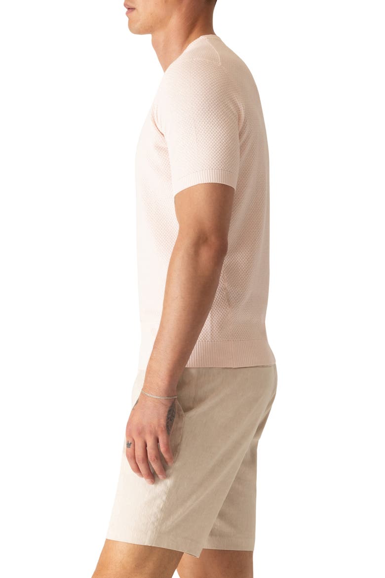 Modern Texture Knit T-Shirt, Alternate, color, ROSE ALL DAY