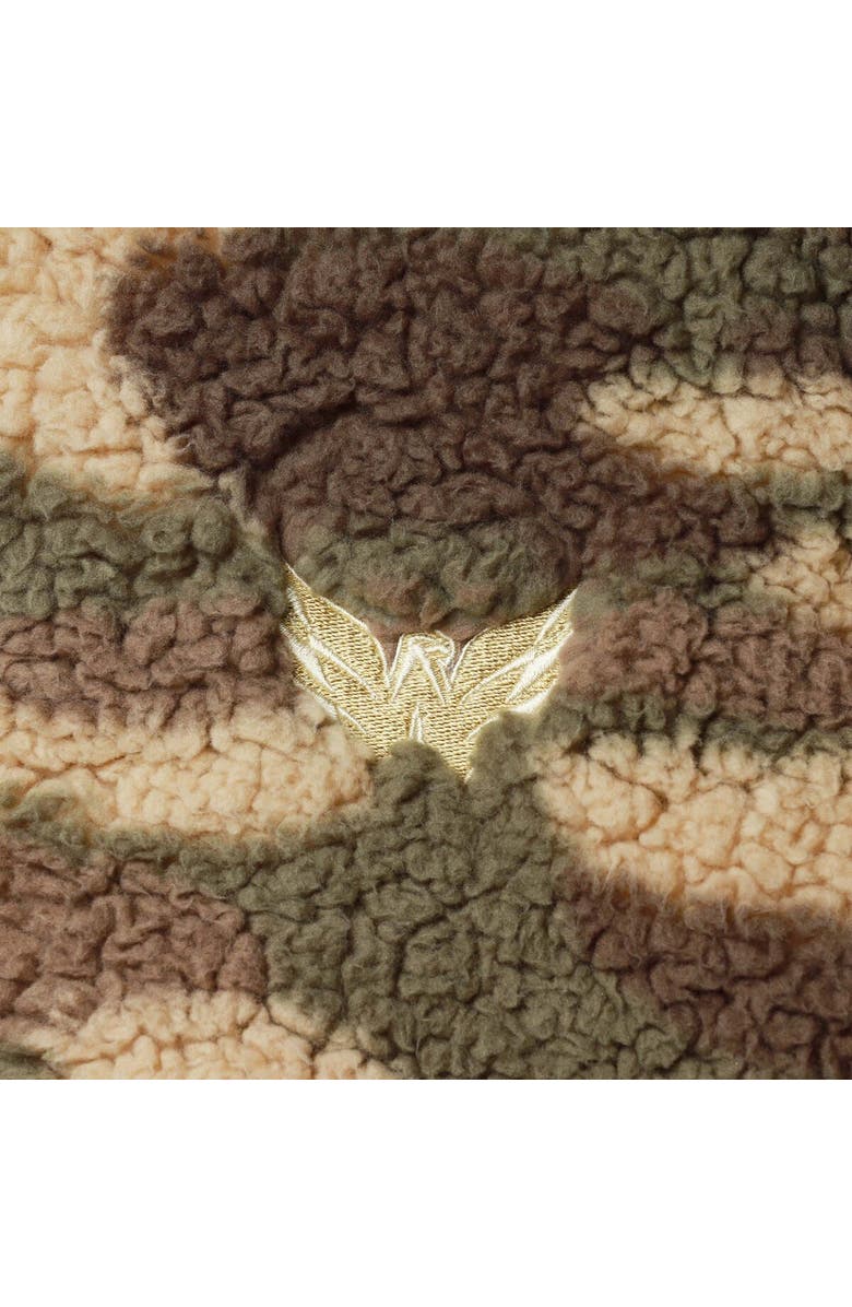 G-III SPORTS BY CARL BANKS Women's G-III Sports by Carl Banks Camo Washington Capitals Sherpa Quarter-Zip Jacket, Alternate, color, Camo