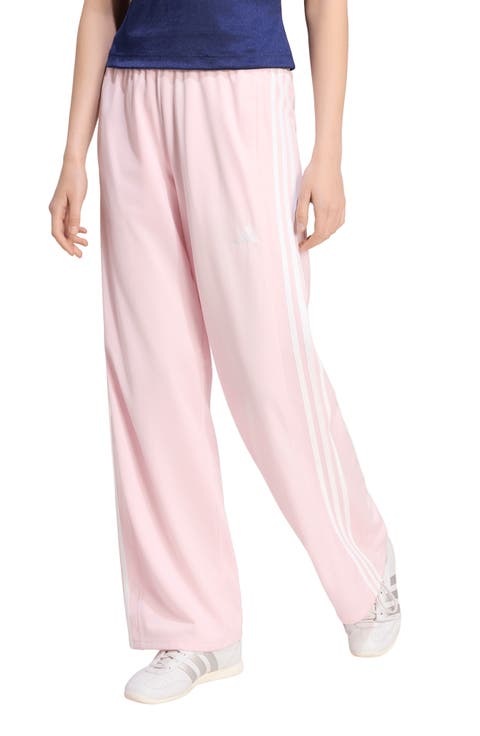 High Rise Wide Leg Track Pants