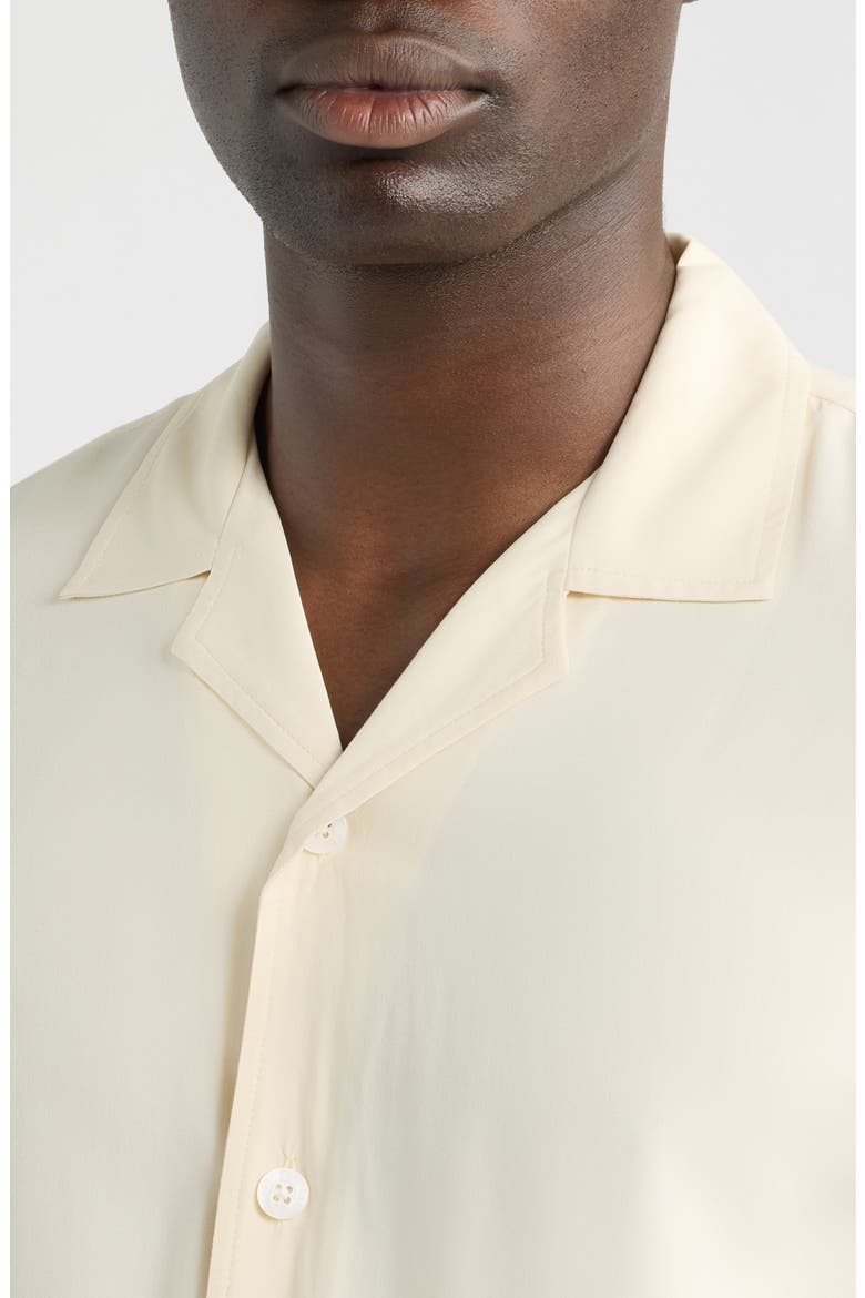 Valbonne Solid Camp Shirt, Alternate, color, IVORY- 10