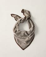 Haven Well Within Wool and Cashmere Striped Triangle Scarf