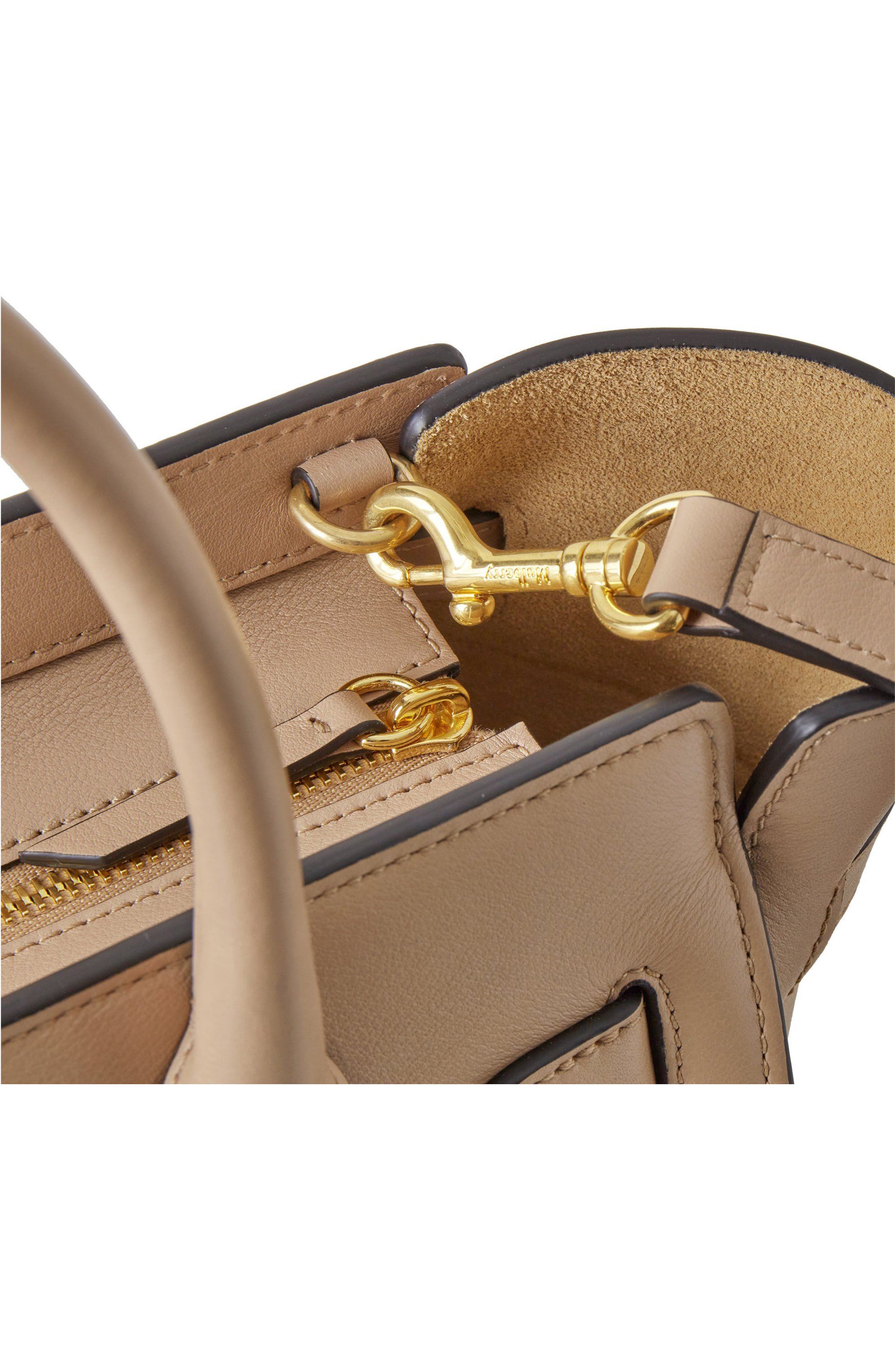 Mulberry Small Zipped Bayswater Leather Tote, Alternate, color, 