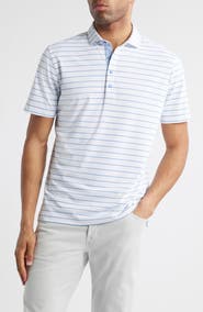 johnnie-O Kerwin Stripe PREP-FORMANCE Golf Polo