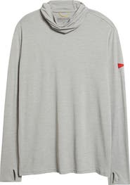 Florence Airtex Long Sleeve Hooded Performance Top