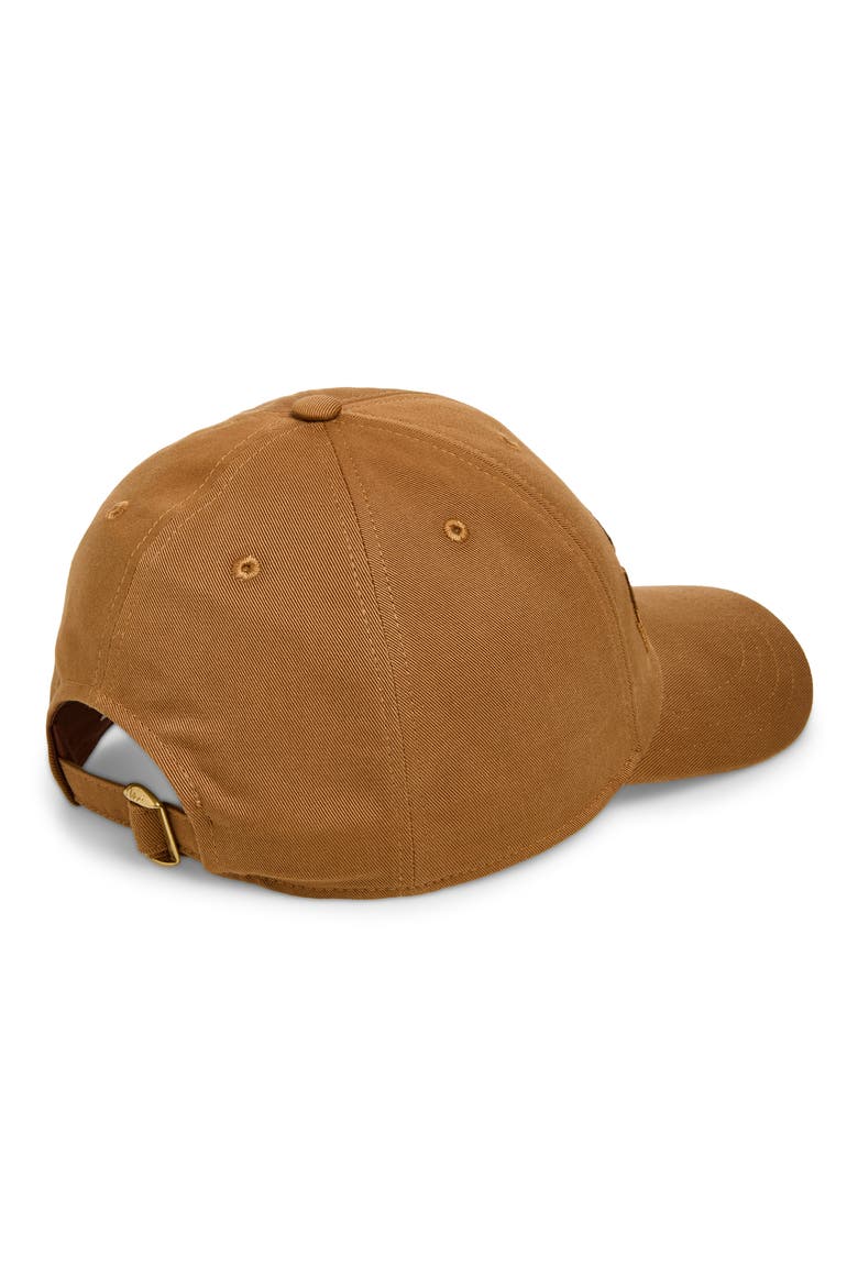 Signature Logo Embroidered Adjustable Baseball Cap, Alternate, color, MOCHA BROWN