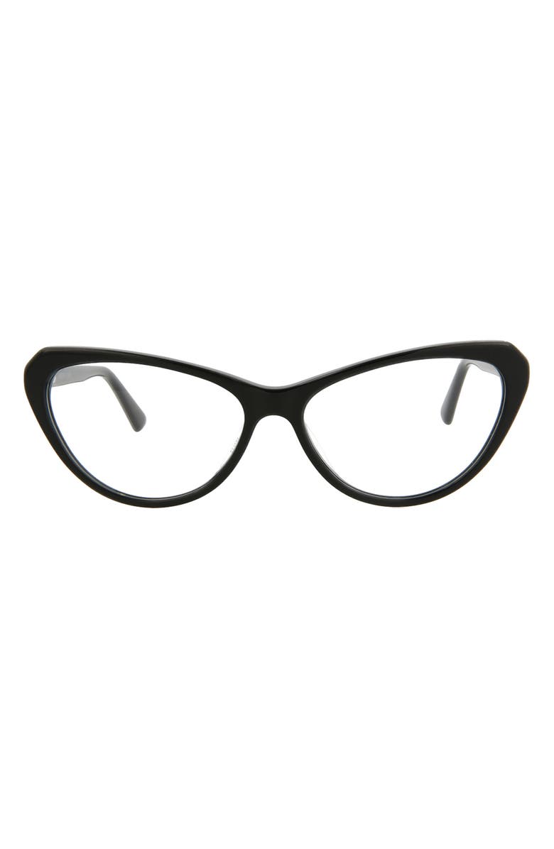 McQueen 56mm Cat Eye Optical Glasses, Main, color,