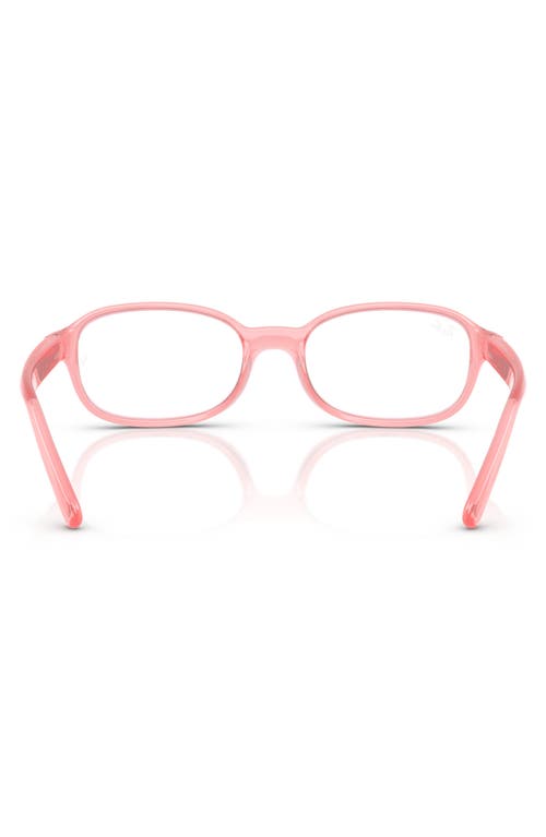 Shop Ray Ban Ray-ban Kids' 46mm Small Pillow Optical Glasses In Pink
