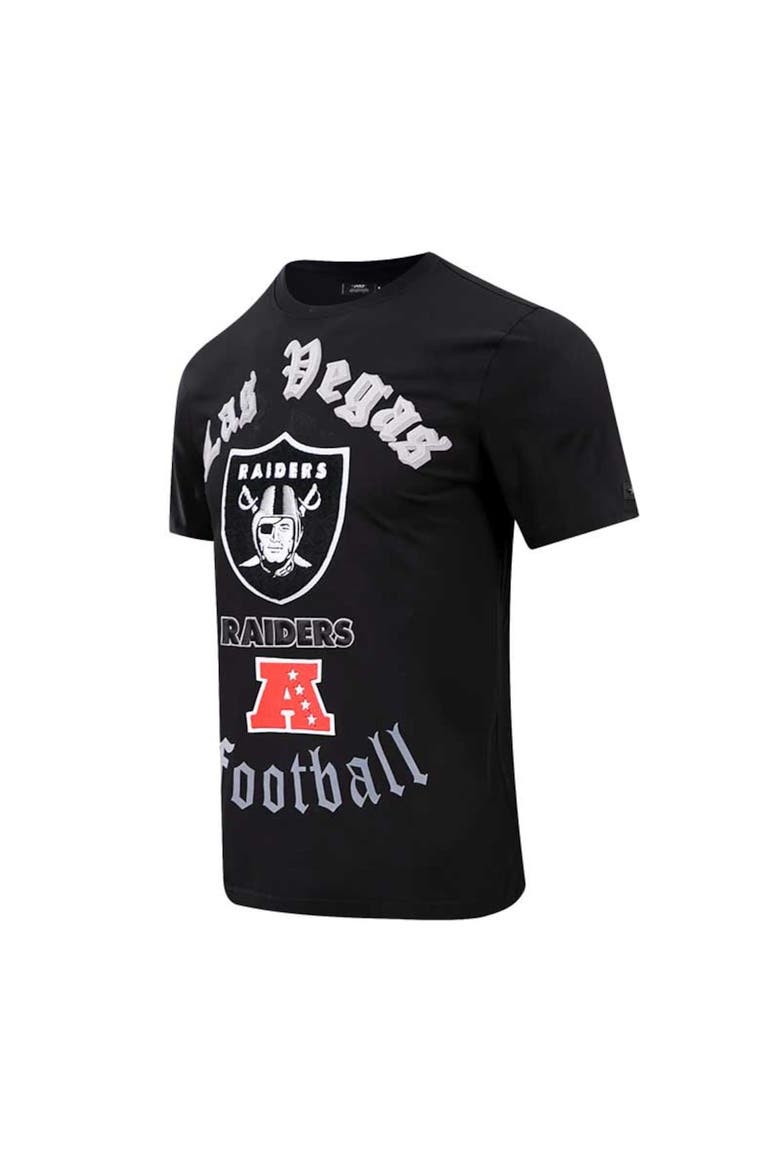 Men's Pro Standard Black Las Vegas Raiders Old English T-Shirt, Alternate, color, Black
